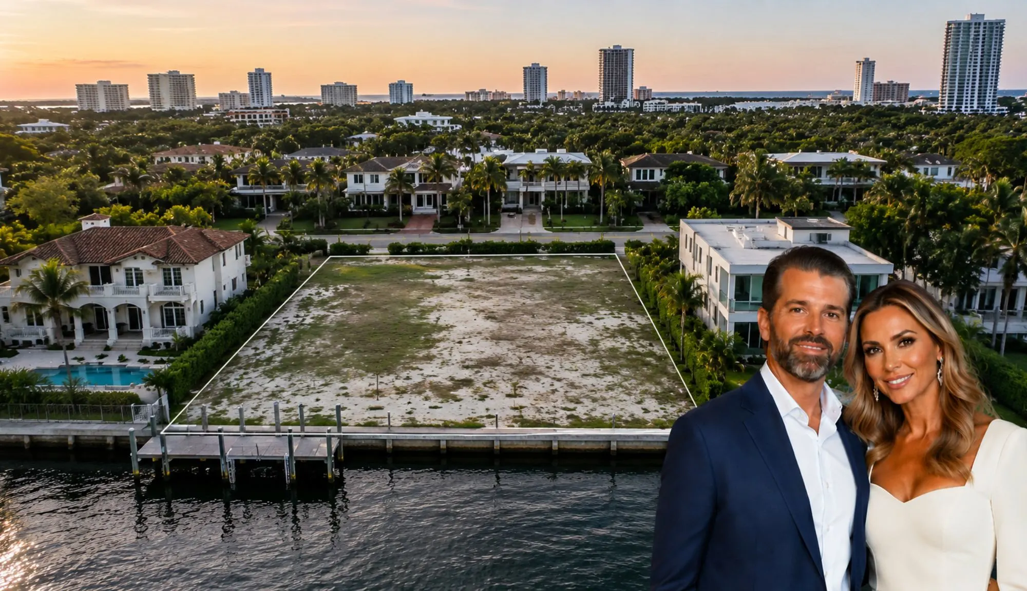 Trump Jr. & Bettina Chose West Palm Beach Over the Island